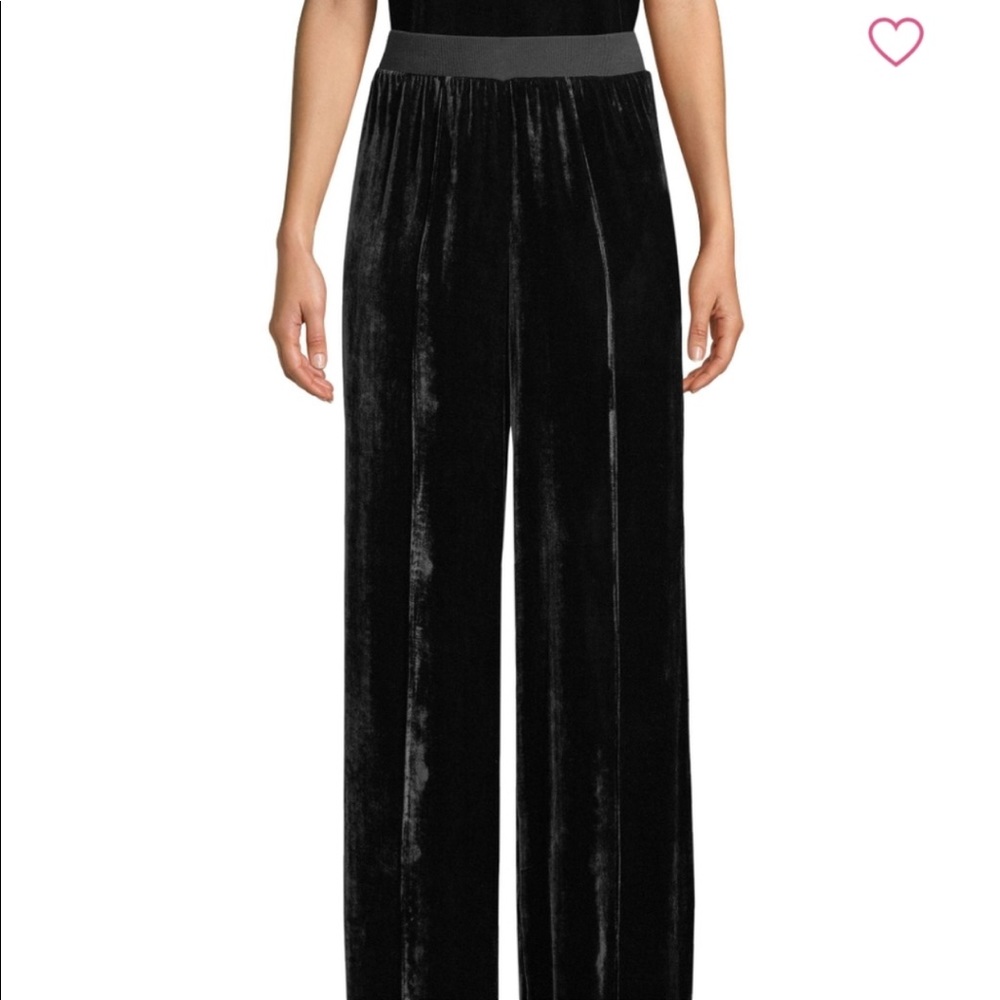 ATM Anthony Thomas Melillo velvet wide leg pants - size Xs - Picture 1 of 3